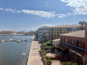 Coquet Studio au Barcarès avec Parking, Loggia vue Lac - FR-1-799-32